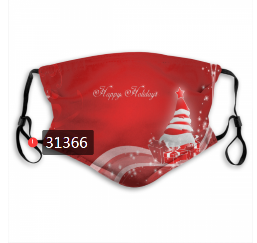 2020 Merry Christmas Dust mask with filter 57